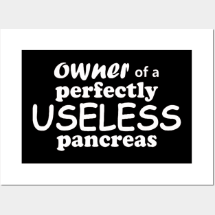 Owner of a perfectly useless pancreas Posters and Art